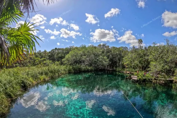 excursion privée Kaan Luum et cénote en Riviera Maya