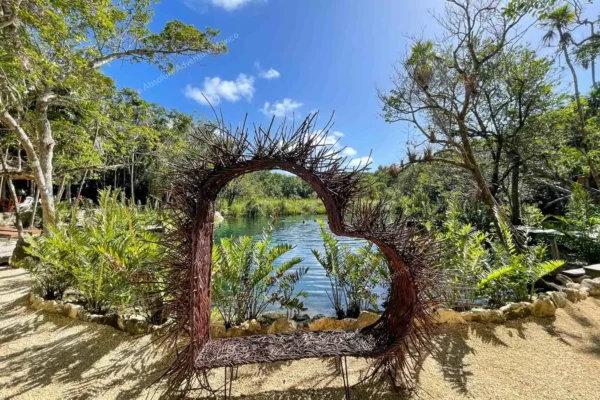 excursion privée Kaan Luum et cénote en Riviera Maya