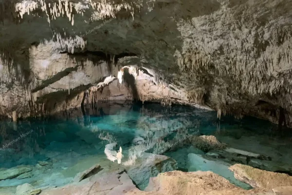 excursion privée Kaan Luum et cénote en Riviera Maya