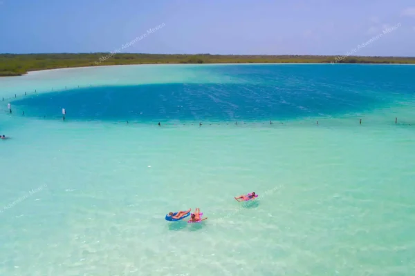 excursion privée Kaan Luum et cénote en Riviera Maya