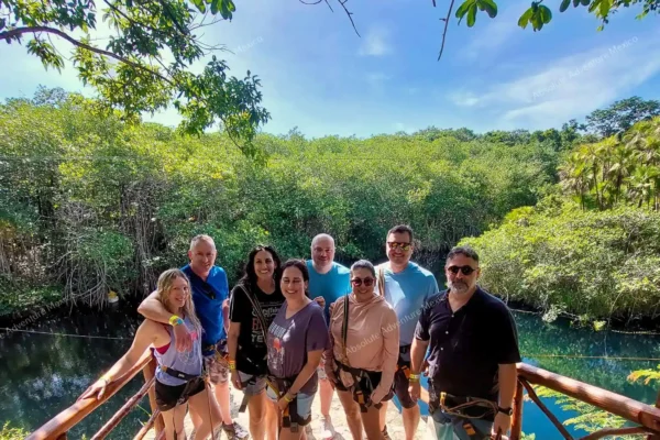 excursion privée Yal Ku et cénote en Riviera Maya