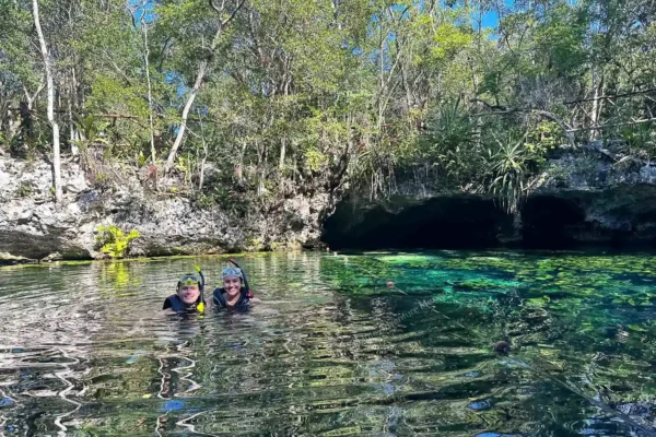 excursion privée Yal Ku et cénote en Riviera Maya