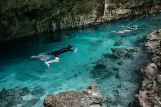 excursion privée Cenote Dos Ojos en Riviera Maya
